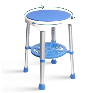 360 Degree Adjustable Rotating Shower Seat Swivel Shower Chair for Inside Shower, Seniors, Disabled with 5 Adjustable Height