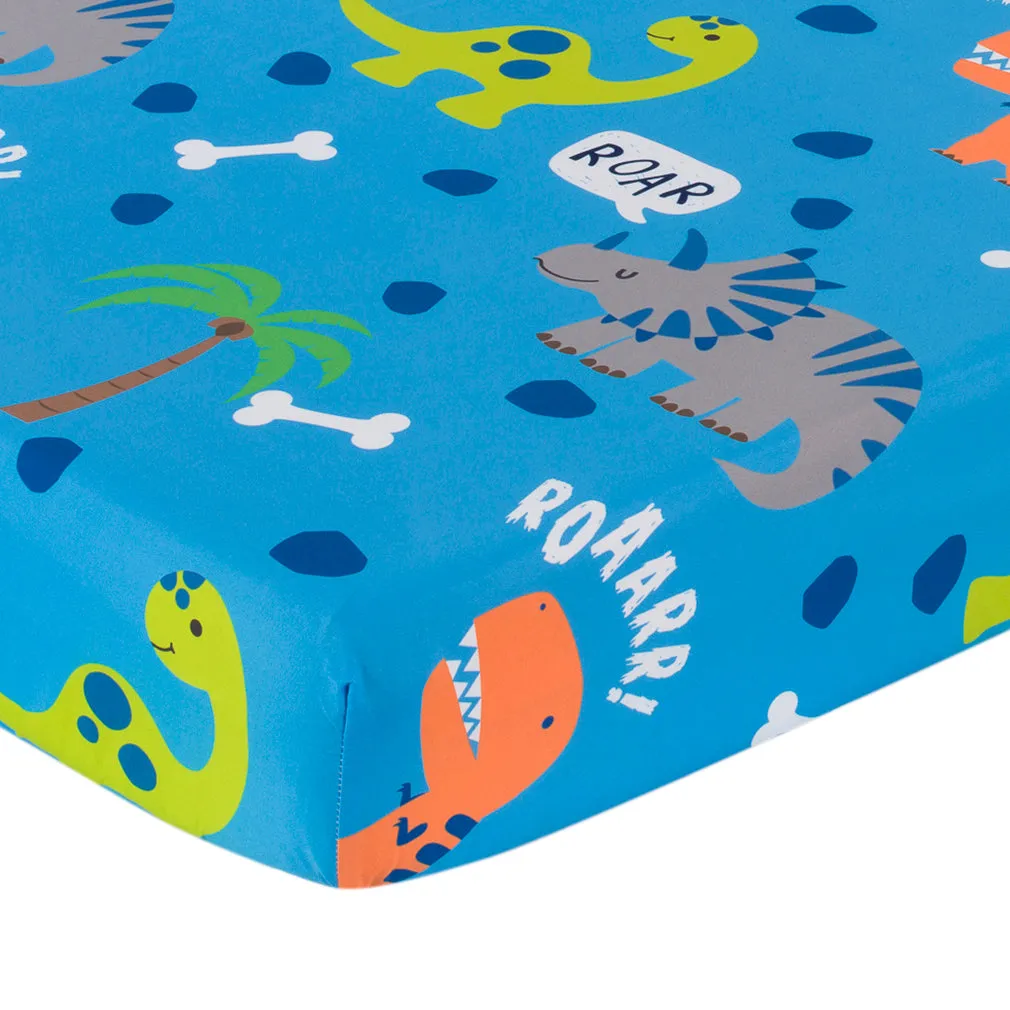 Dinosaur Toddler Sheets Set