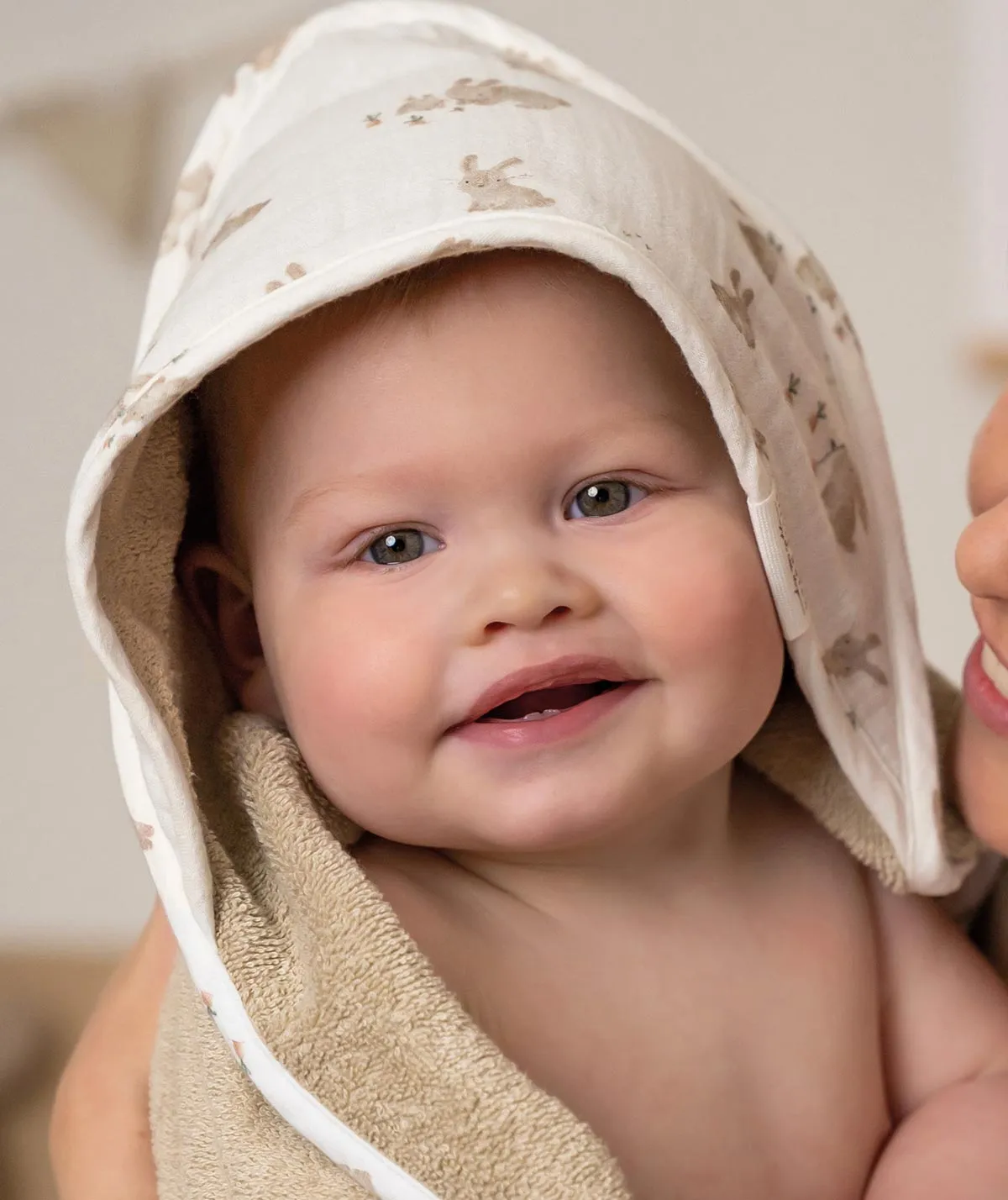 Hooded Towel Muslin - Baby Bunny