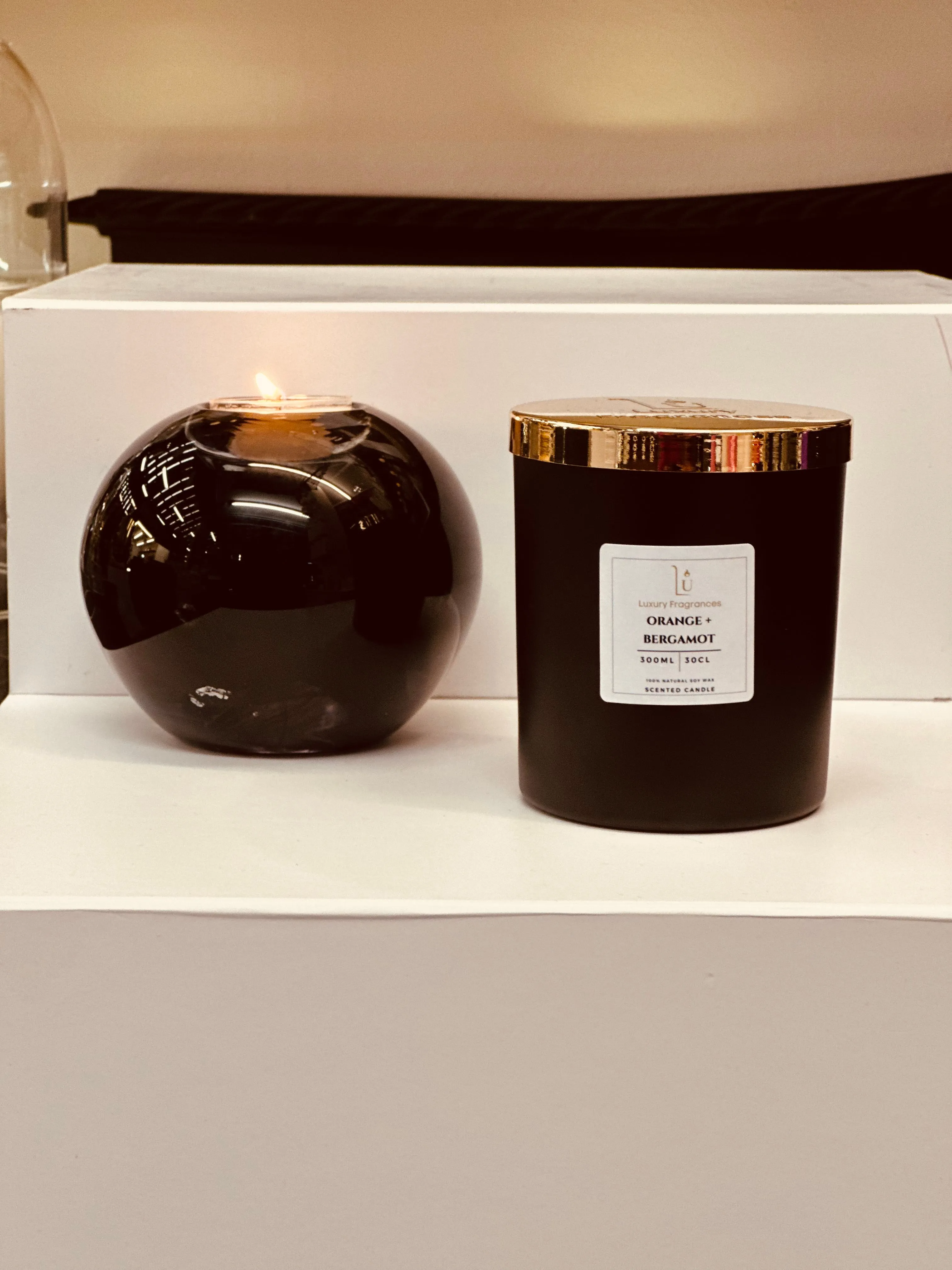 Matte Black (Orange & Bergamot) Scented Candle (Molton Brown Dupe)