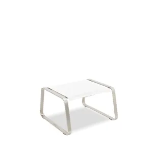 Plaza Footstool White