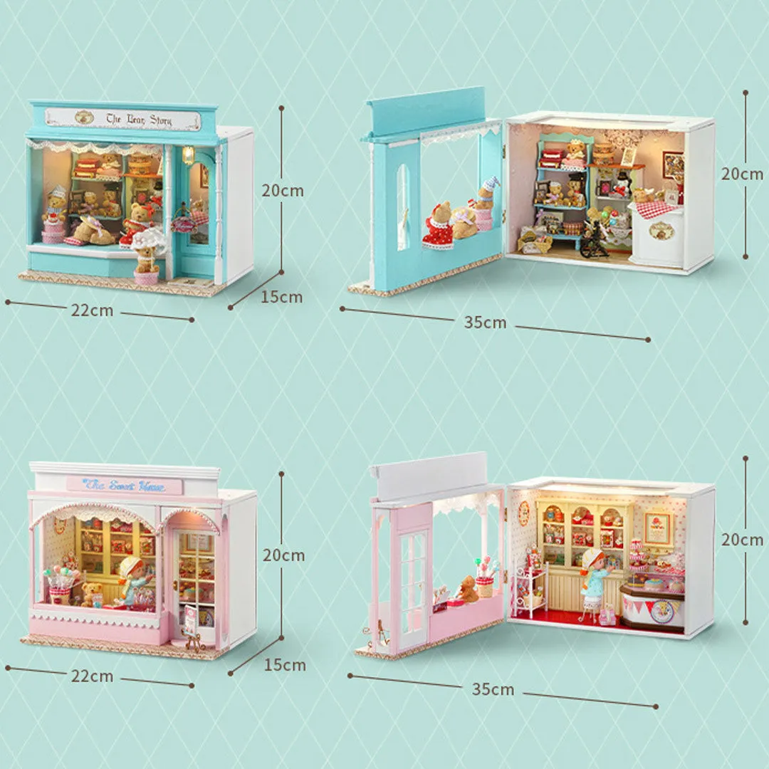 The Sweet House DIY Wooden Dollhouse Kit