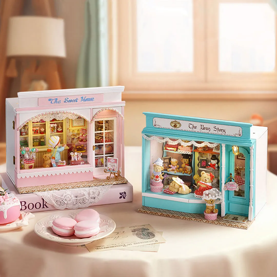 The Sweet House DIY Wooden Dollhouse Kit