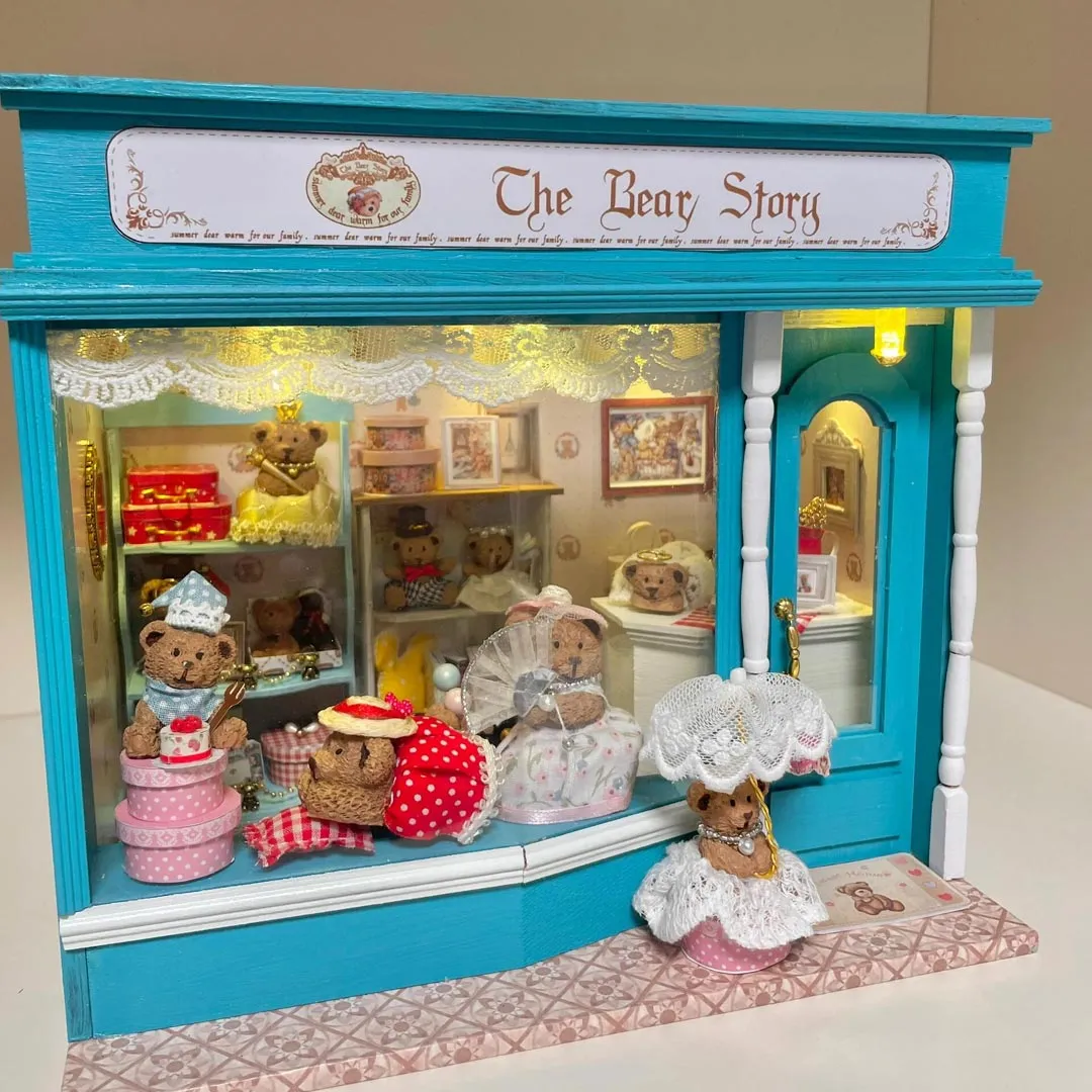 The Sweet House DIY Wooden Dollhouse Kit
