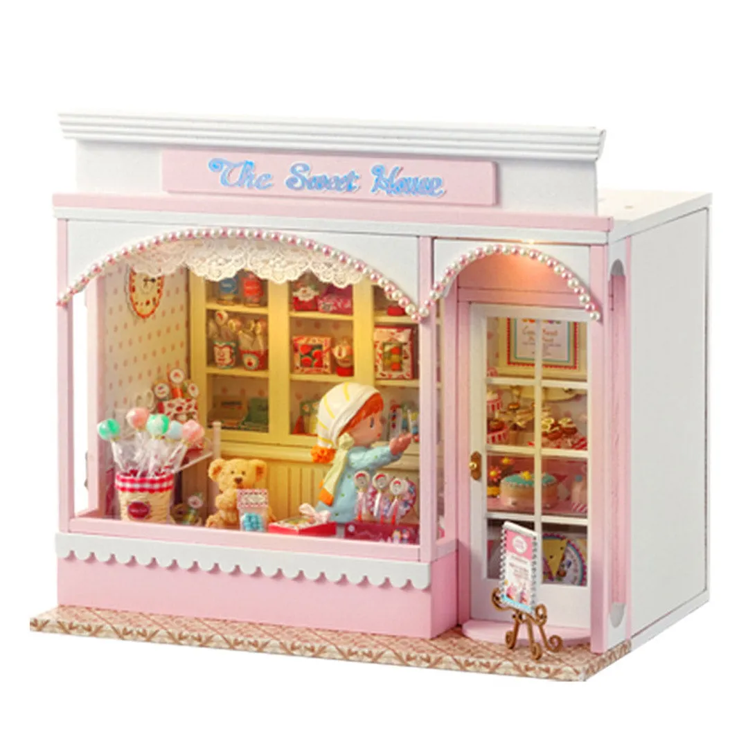 The Sweet House DIY Wooden Dollhouse Kit