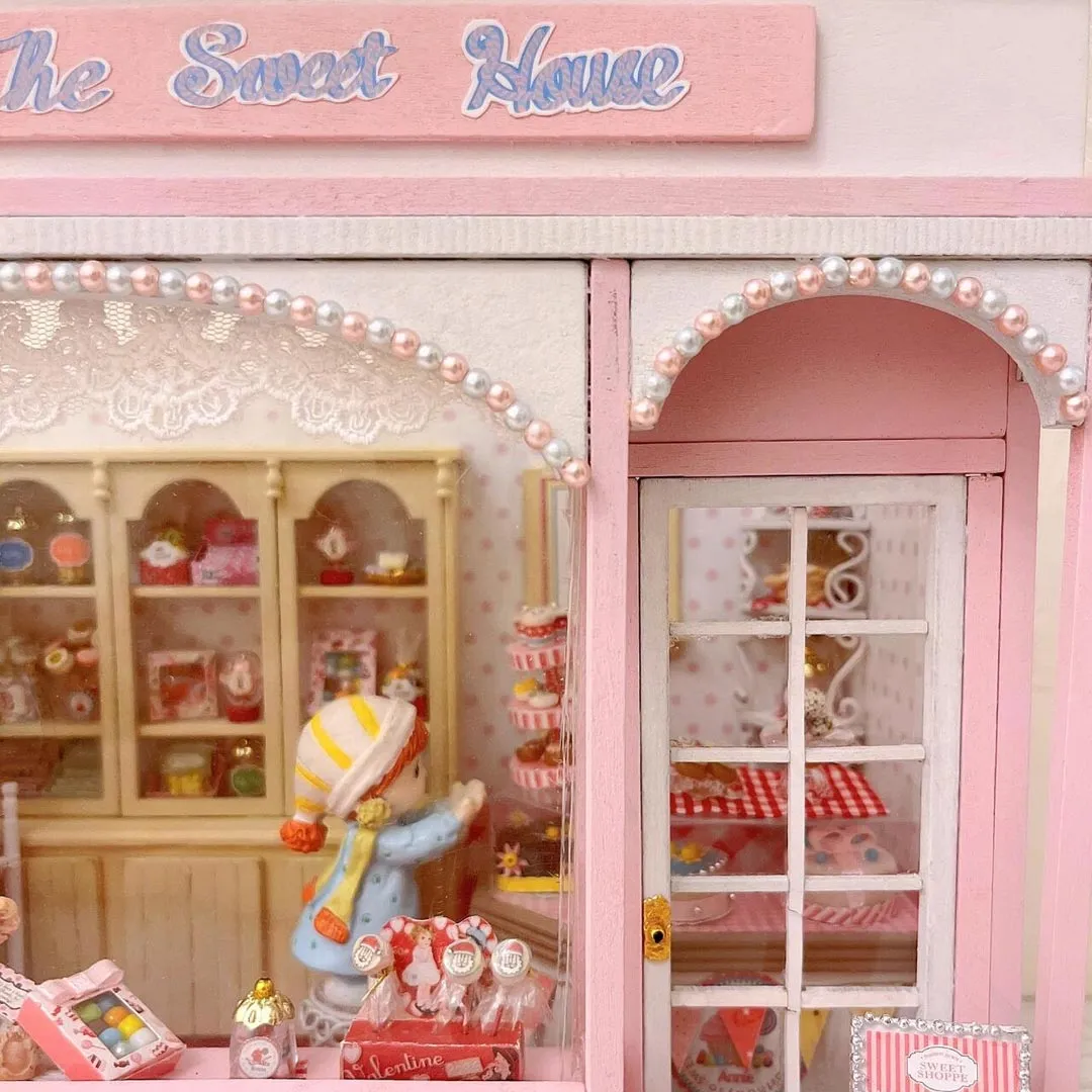 The Sweet House DIY Wooden Dollhouse Kit