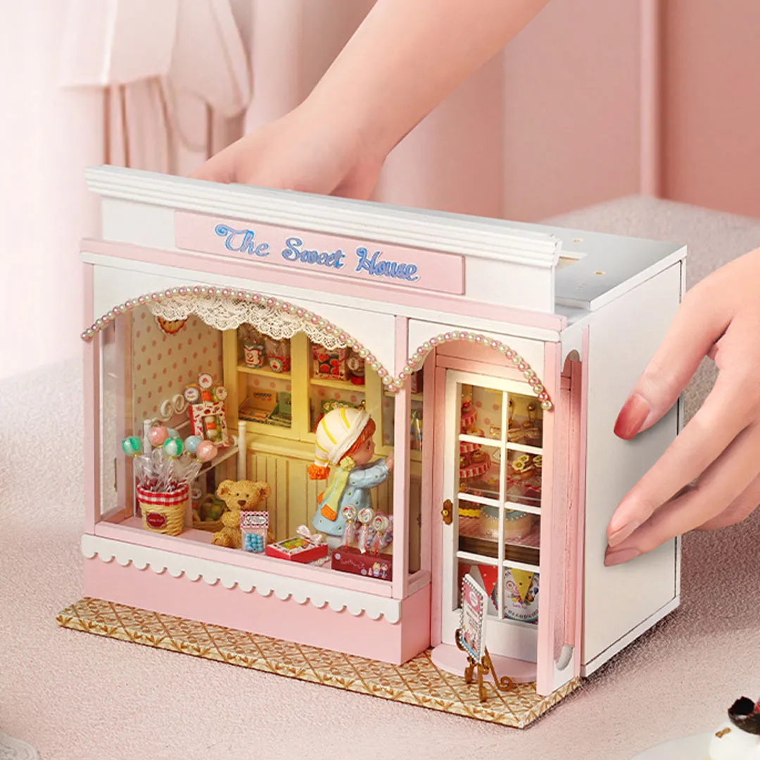 The Sweet House DIY Wooden Dollhouse Kit