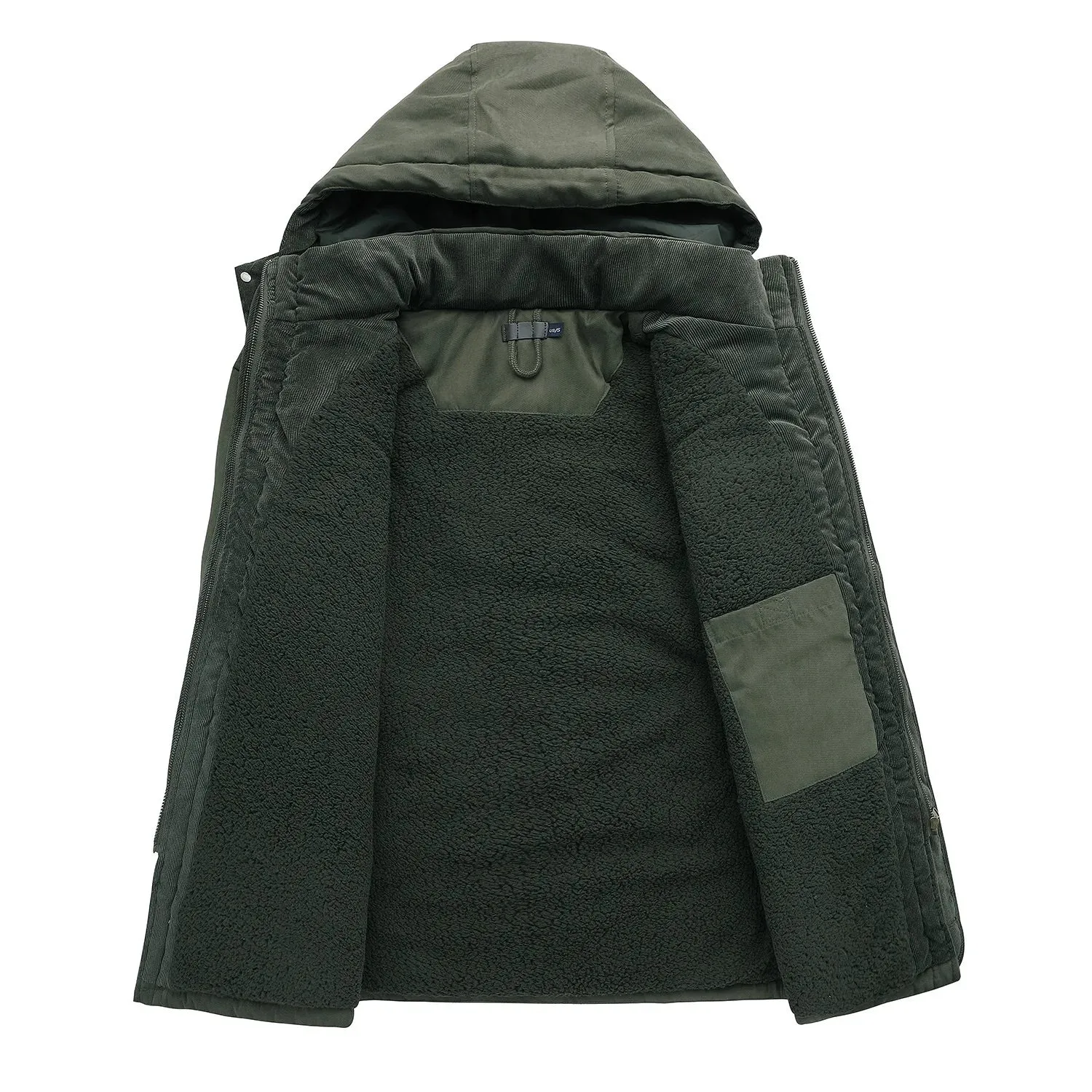 Wiaofellas  -  Autumn/Winter New Men's Large Plush Coat for Men's Casual Loose and Thickened Coat